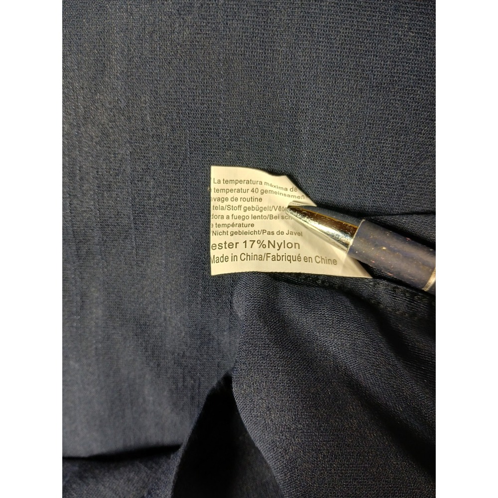 COOFANDY Mens Navy Blue Camp Collar Short Sleeve Button Down Shirt Large Pocket - Picture 8 of 9